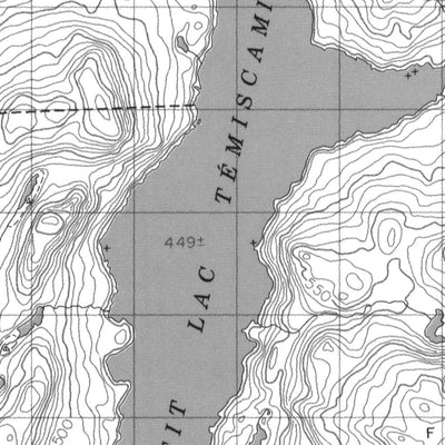Lac Béthoulat, QC (032P08 CanMatrix)