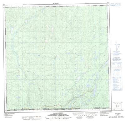 Irons Creek, BC (095D04 CanMatrix)