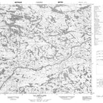 Lac Dervilliers, QC (033J10 CanMatrix)