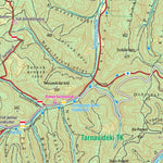 Óbükk, Heves-Borsodi-dombság (kelet) turista-biciklis térkép tourist bicycle map