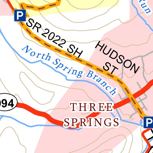 Standing Stone Trail Map 3 by Mid State Trail Association, Inc ...
