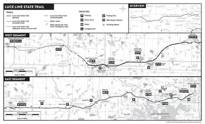 Luce Line State Trail Map 1-West Segment, MNDNR