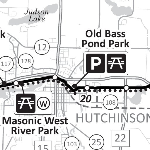 Luce Line State Trail Map 2-East Segment, MNDNR by Minnesota Department ...