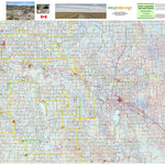 Rural Road Maps by GoTrekkers - Calgary to Dinosaur Park Mar 2023