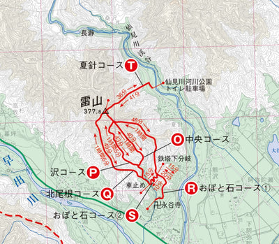 五泉市山岳マップ