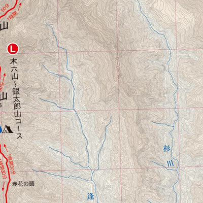 五泉市山岳マップ