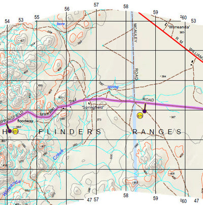 Mawson Trail Map 7 Quorn to Cradock