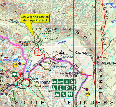 Mawson Trail Map 9 Black Gap to Binman