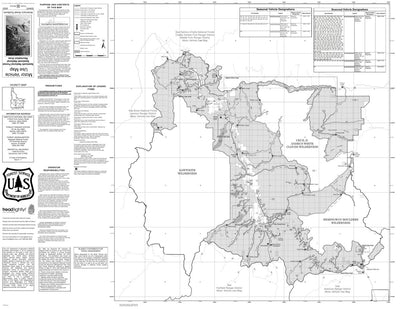 Sawtooth National Forest Sawtooth National Recreation Area Motor Vehicle Use Map 2023 MVUM