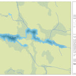 Carte bathymétrique du lac Boom de la zec Saint-Patrice (2023)