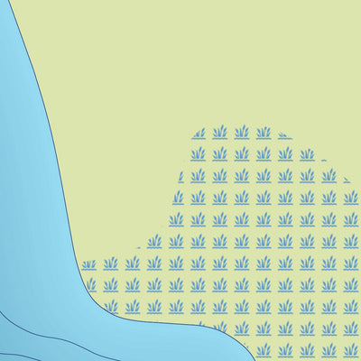 Carte bathymétrique du lac Casson de la zec Saint-Patrice (2023)