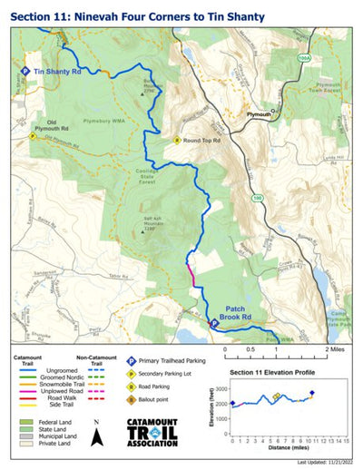 Catamount Trail - Section 11
