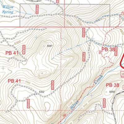 Central Oregon SxS Where to Ride 2510 to Paisley Map #3
