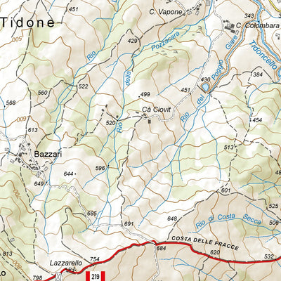 Appennino Piacentino - 1 Nord - Val Tidone e Val Trebbia