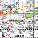 BURLEIGH COUNTY ROAD MAP