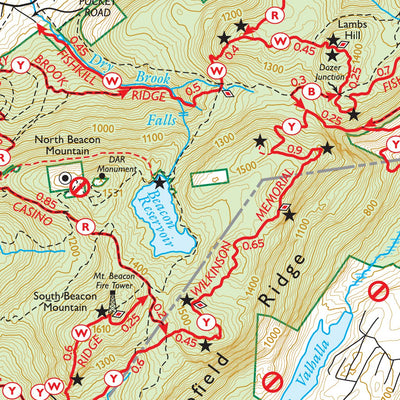 East Hudson (Hudson Highlands North - Map 102) : 2023 : Trail Conference