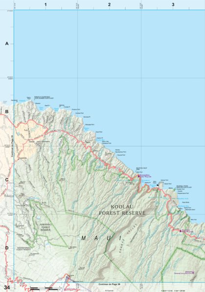 Hawaii Atlas & Gazetteer Page 34