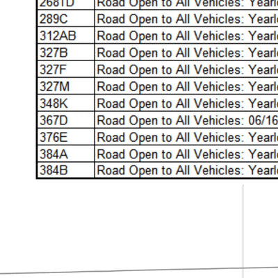 Boise National Forest Idaho City RD East Side Motor Vehicle Use Map 2023 MVUM