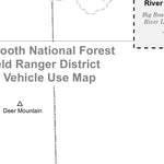 Boise National Forest Mountain Home RD East Side Motor Vehicle Use Map 2023