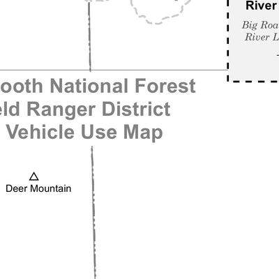 Boise National Forest Mountain Home RD East Side Motor Vehicle Use Map 2023