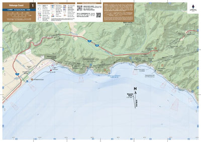 MAP 1/2 - Toyoura/Rebunge Coast Sea Kayaking (Hokkaido, Japan)
