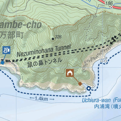 MAP 1/2 - Toyoura/Rebunge Coast Sea Kayaking (Hokkaido, Japan)