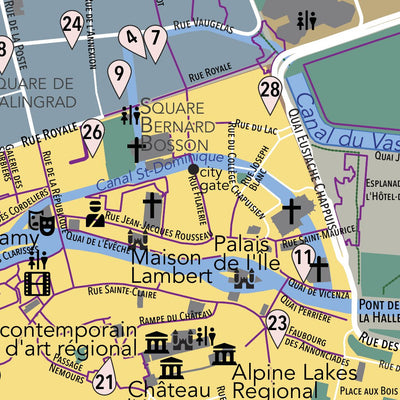 Tourist Map of Annecy