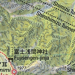 Tanigawa-dake 谷川岳 Hiking Map (Kanto, Japan) 1:25,000