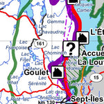 Réserve faunique des Laurentides : Carte de chasse au petit gibier (Launière)