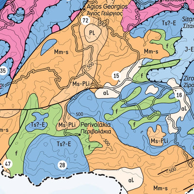 Map 2: Simplified Geological Map of the Sitia UNESCO Global Geopark