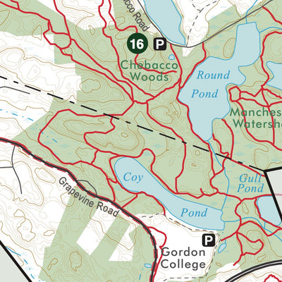 ECTA Hamilton Wenham Trail Map
