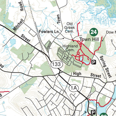 ECTA Ipswich Trail Map
