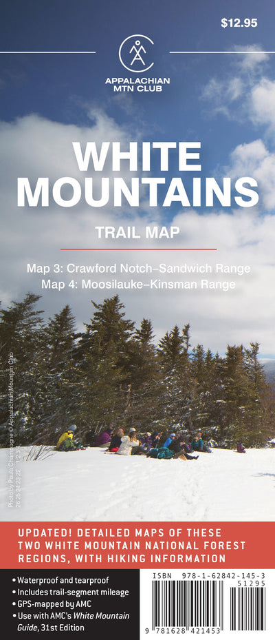 AMC White Mountains Trail Map 3: Crawford Notch-Sandwich Range