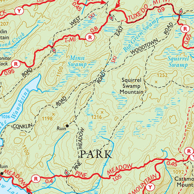 Harriman-Bear Mountain (South - Map 118) : 2023 : Trail Conference