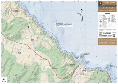 MAP 3/3 - Shakotan Coast Yoichi to Bikuni plus Candle Rock (Hokkaido, Japan)