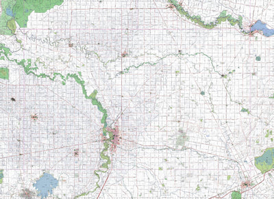 Getlost Map 7925-8025 SHEPPARTON-DOOKIE Victoria Topographic Map V16b 1:75,000
