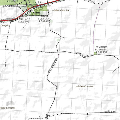 Getlost Map 7127-7227 DANYO-UNDERBOOL Victoria Topographic Map V16b 1:75,000