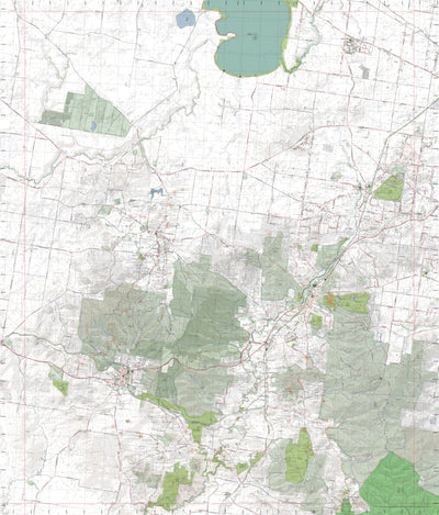 Getlost Map 7622-4 LINTON Victoria Topographic Map V16b 1:25,000