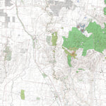 Getlost Map 7722-3 MEREDITH Victoria Topographic Map V16b 1:25,000