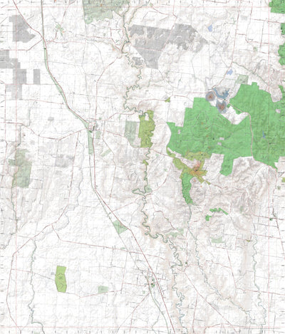 Getlost Map 7722-3 MEREDITH Victoria Topographic Map V16b 1:25,000