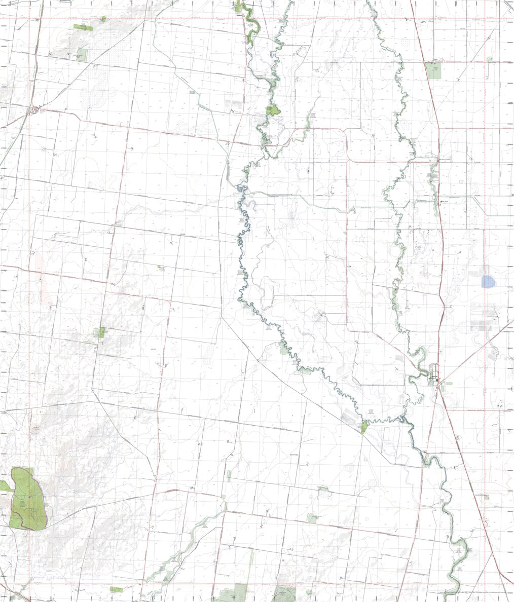 Getlost Map 76252 KINYPANIAL Victoria Topographic Map V16b 125,000 by