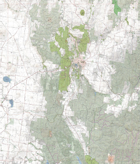 Getlost Map 7723-3 DAYLESFORD Victoria Topographic Map V16b 1:25,000