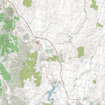 Getlost Map 7723-1 MALMSBURY Victoria Topographic Map V16b 1:25,000