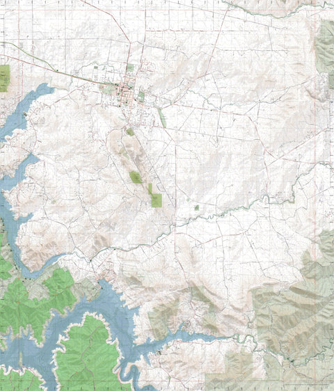 Getlost Map 8123-4 MANSFIELD Victoria Topographic Map V16b 1:25,000