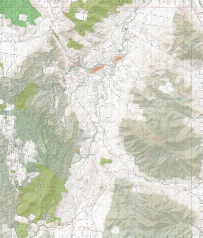 Getlost Map 8225-2 YACKANDANDAH Victoria Topographic Map V16b 1:25,000
