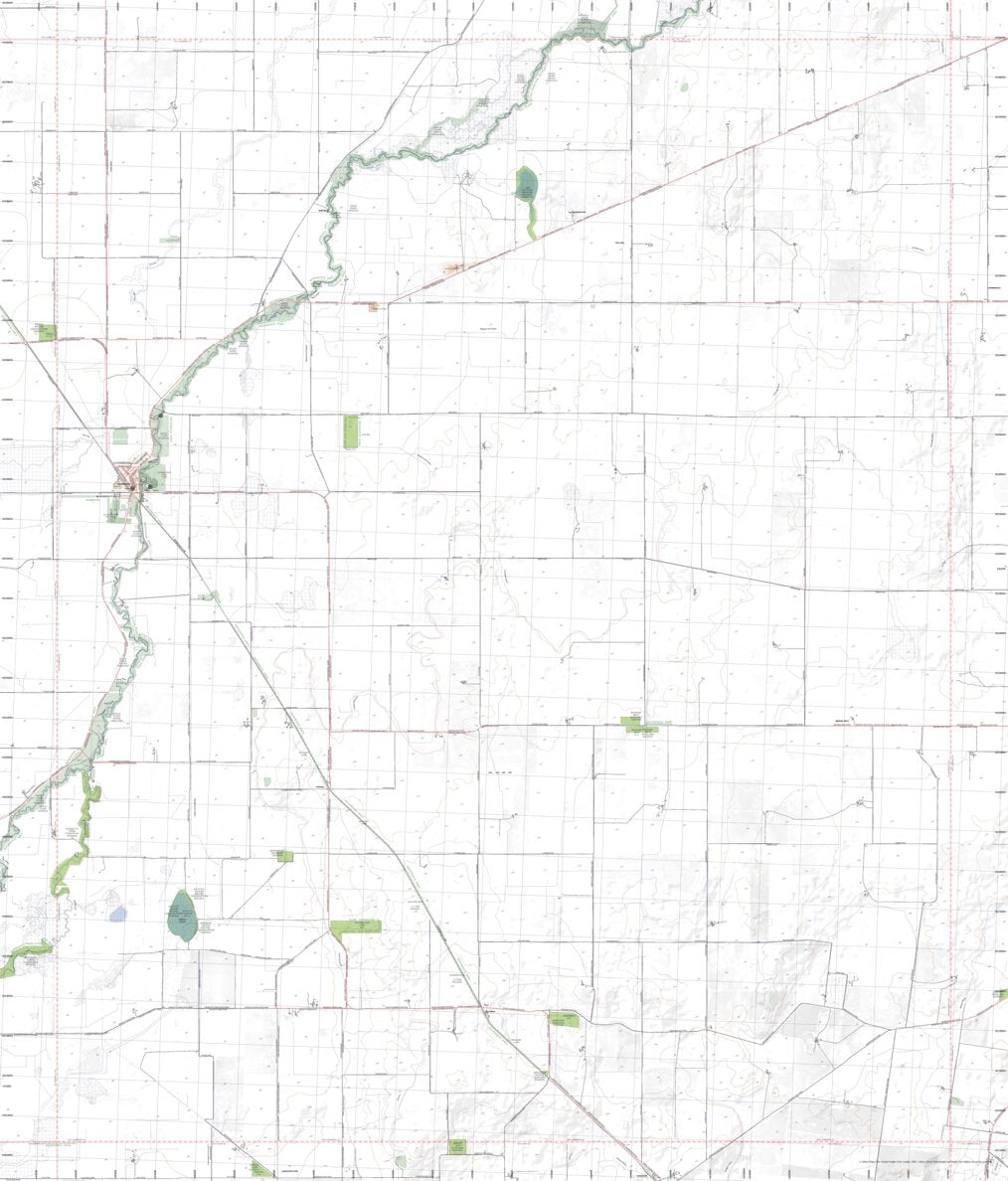 Getlost Map 76263 QUAMBATOOK Victoria Topographic Map V16b 125,000 by