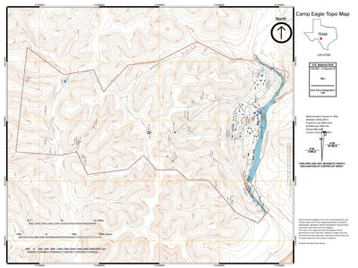 Camp Eagle Topographic map