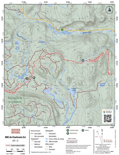 SNQ | Carte Charlevoix 52