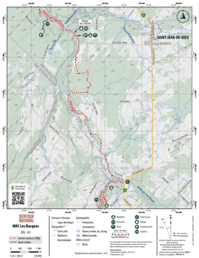 SNQ | Carte Bas-Saint-Laurent 63