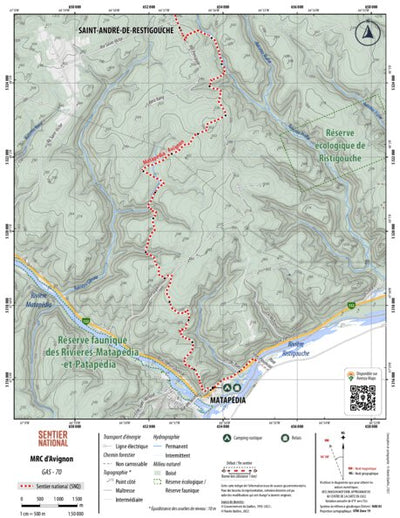 SNQ | Carte Gaspésie 70